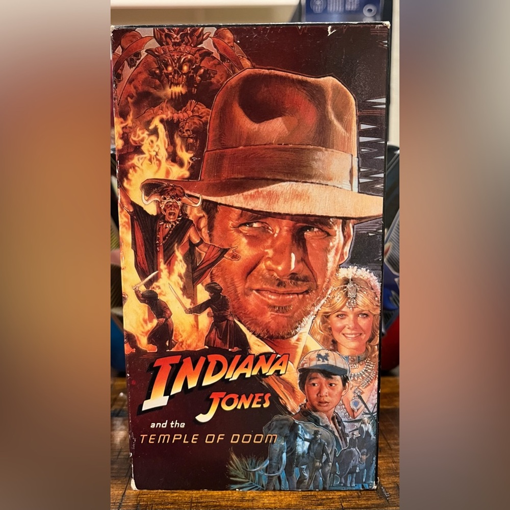 Indiana Jones Temple of doom VHS